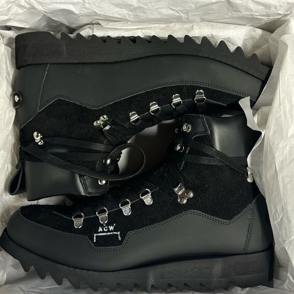 A-COLD-WALL ALPINE BOOT MENS BLACK SIZE 10, 43EU
